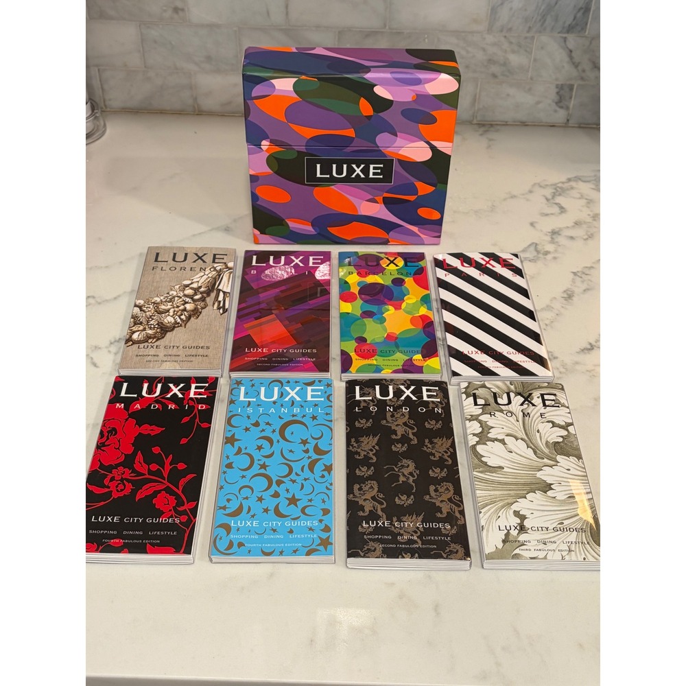 LUXE City Guides European Grand Tour Box Set 8 Travel Guides‎